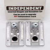 Independent inverted Kingpin and Baseplate *