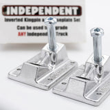 Independent inverted Kingpin and Baseplate *