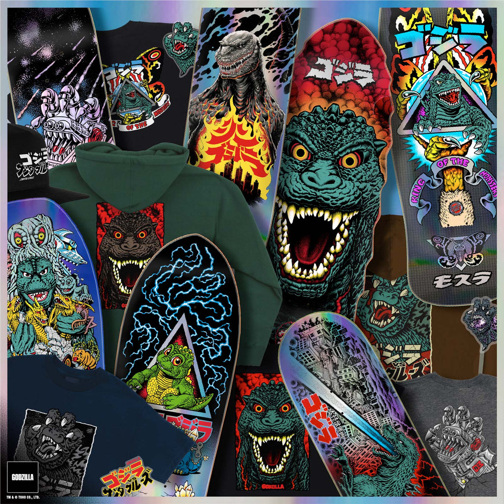 Santa Cruz x Godzilla Shin Knox Firepit Deck 8.5” (Limited Edition