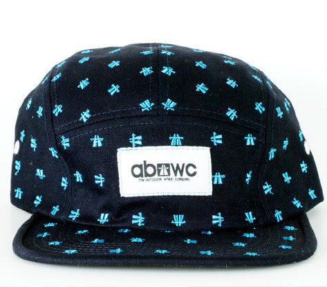 Autobhan Camper Cap 5 Panel - Dots Limited Edition Navy Hat