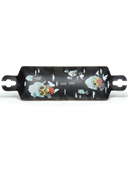 Loaded Pantheon Trip Collab Longboard Deck 33.25