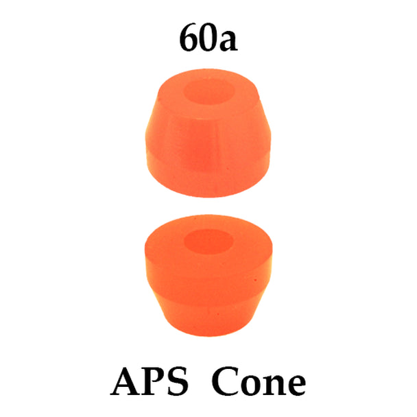 Tall Cone Skateboard Bushings - APS 92.5a Hardness, Set Of 2