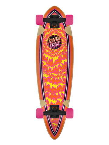 Santa Cruz Toxic Dot Pintail Cruiser Longboard Complete 9.2" x 33"