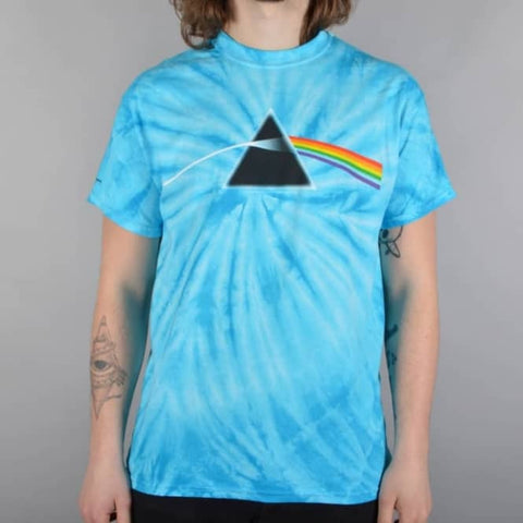 Habitat Pink Floyd Darkside of the Moon Aqua Tie Dye T-Shirt