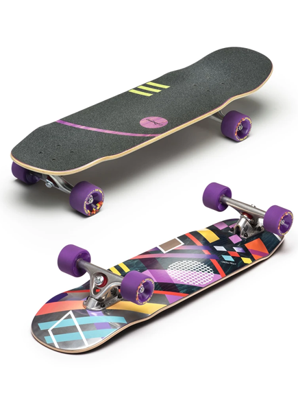 Loaded Boards Cruiser Coyote | Skateboard Fullshape 78,1 Cm | Legno D'Acero 7 Strati | Grafica Teddy Kelly - Foto 3