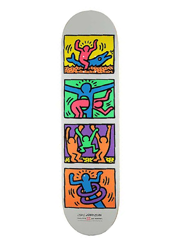 Alien Workshop Keith Haring Retro Jake Johnson Deck 8.12”