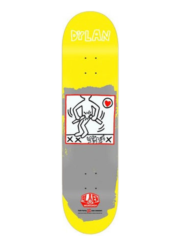 Alien Workshop Keith Haring II Dylan Rieder Deck 8”