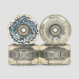 Santa Cruz Slime Balls 60mm 78a Light Ups w/BLUE LED Wheels and bearings