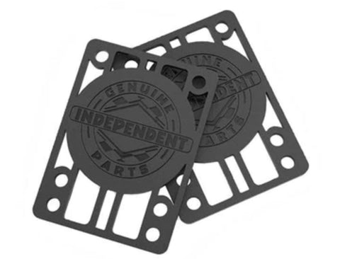 Independent 1/8" Riser Pads Black