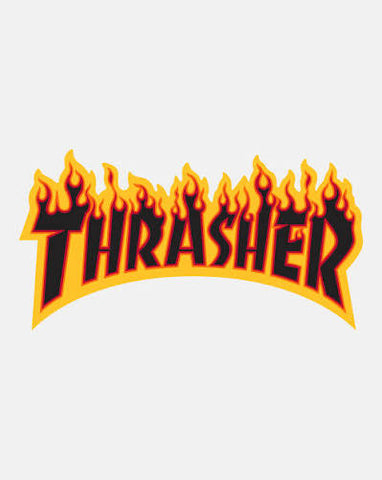 Thrasher Magazine Flame Sticker