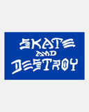 Thrasher Magazine Skate and Destroy Sticker Black