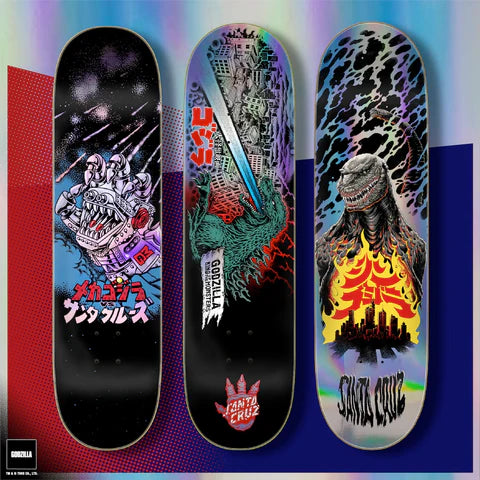 Santa Cruz x Godzilla Shin Knox Firepit Deck 8.5” (Limited Edition Santa Cruz x Godzilla Shin Knox Firepit Deck 8.5” (Limited Edition
