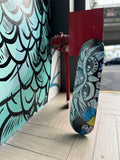 Cklone Owl Graffitti Skateboard Deck
