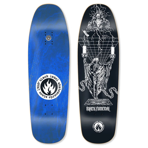 Black Label "BLACK FUNERAL" Deck 9.63" (Custom Shape)