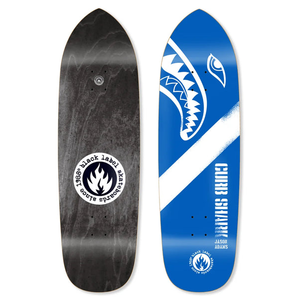 スケートボード Black label Curb shark 9.5 Black Label Jason Adams