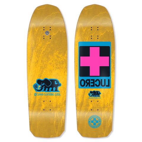 Black Label Lucero Cross Melllow Yellow Stain Deck 10"