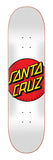 Santa Cruz Classic Dot White Deck 8"