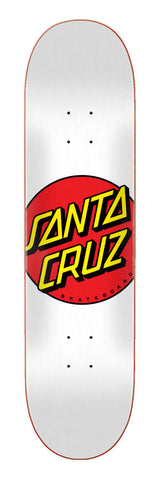 Santa Cruz Classic Dot White Deck 8"