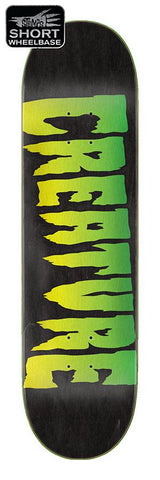 Creature Logo Stumps Skateboard Deck 9"