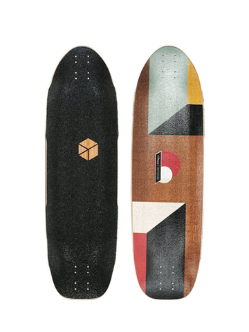 Loaded Truncated Tesseract Longboard Deck 33"