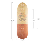 Zenit Longboards Surf Skate 76 Deck