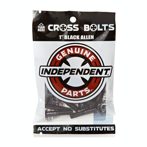 Independent Allen Hex Bolts Hardware 1" Black