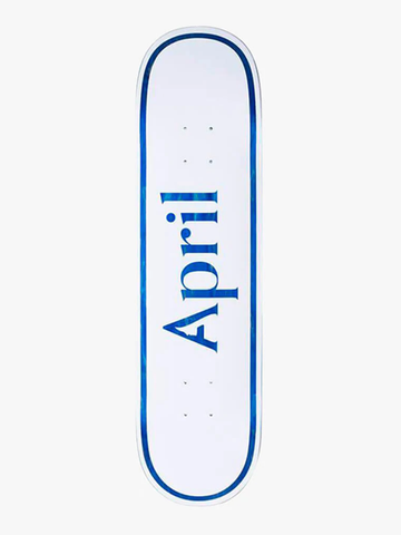 April Blue Logo Deck 8" & 8.38"