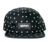 Autobhan Camper Cap 5 Panel - Dots Limited Edition Black Hat