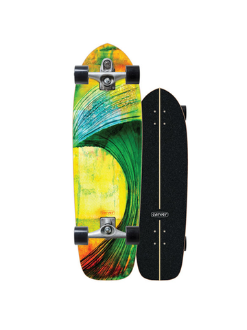 Carver 33.75" Greenroom Surf Skate Complete with CX or C7