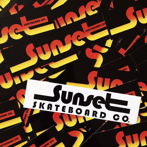 Sunset Skateboard Stickers