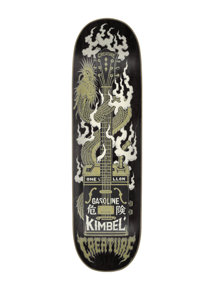Creature Kimbel Gas Can Flame Skateboard Deck 9