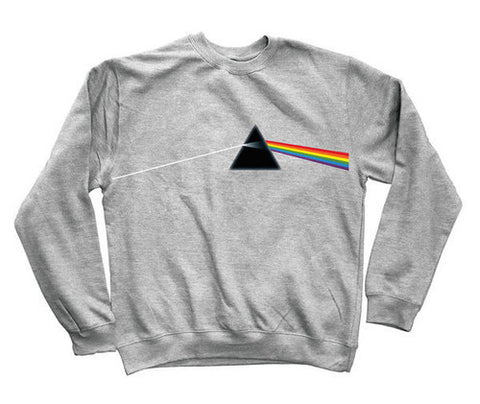 Habitat Pink Floyd Darkside of the Moon Crew Sweatshirt shirt Heather