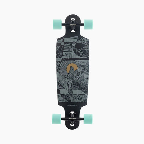 Landyachtz Drop Cat 33 Black Seeker Longboard Complete
