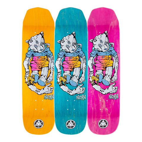 Welcome Nora Teddy on Wicked Princess Deck 8.125”