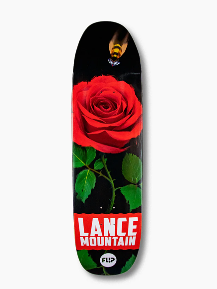 Flip Mountain Flower Power Deck Black 9 Flip Mountain Flower Power Deck Black 9