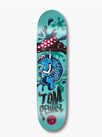 Flip Penny Tin Toy Teal Deck 7.75"