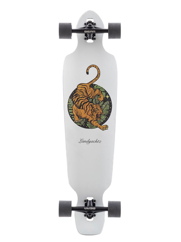 Landyachtz Battle Axe Paper Tiger Longboard Complete 38"