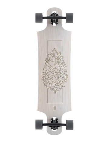Landyachtz Drop Hammer White Oak Pinecone Longboard Complete 36"