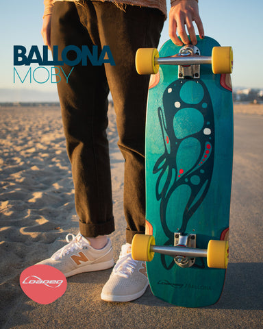 Loaded Ballona Moby / Willy Longboard Cruiser Complete 27.75"