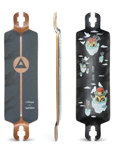 c*7様 LOADED PANTHEON TRIP COLLAB Loaded Pantheon Trip Collab Longboard Deck 33.25