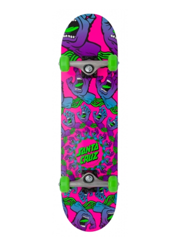 Santa Cruz Mandala Hand Mini Skateboard Complete 7.75"