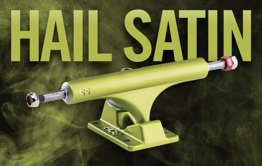 Ace Trucks AF1 Skateboard Trucks Satin Lime (New) 418 SKATE SHOP