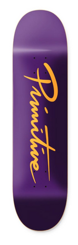 Primitive Nuevo Script Purple Deck 7.3"