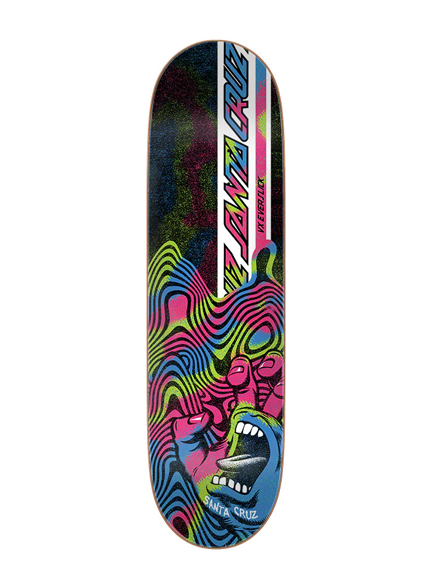 Santa Cruz Bad Trip Hand VX Everslick Skateboard Deck 8.6
