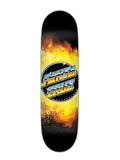 Santa Cruz Chrome Dot Flame Everslick Skateboard Deck 8.5"