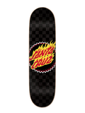 Santa Cruz Flame Dot Check Skateboard Deck 8.5"