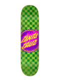 Santa Cruz Flame Dot Check 7 Ply Birch Skateboard Deck 8"