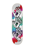 Santa Cruz Flame Hand Sequence VX + Everslick Skateboard Deck 8.25"
