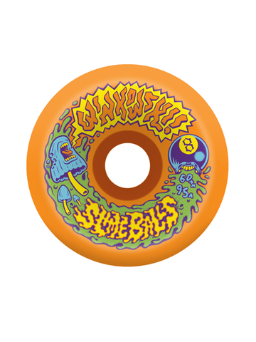 Santa Cruz Slime Balls Skateboard Wheels Winkowski Vomits Orange 60mm 95a