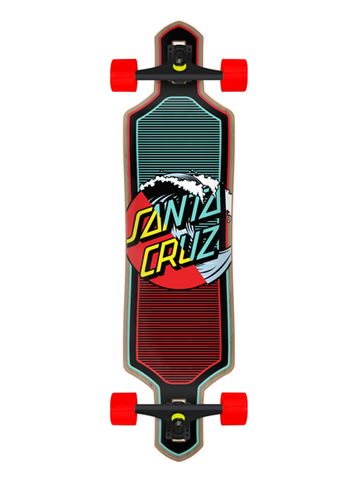 Santa Cruz Wave Dot Splice Cruiser Longboard Complete 9" x 36"